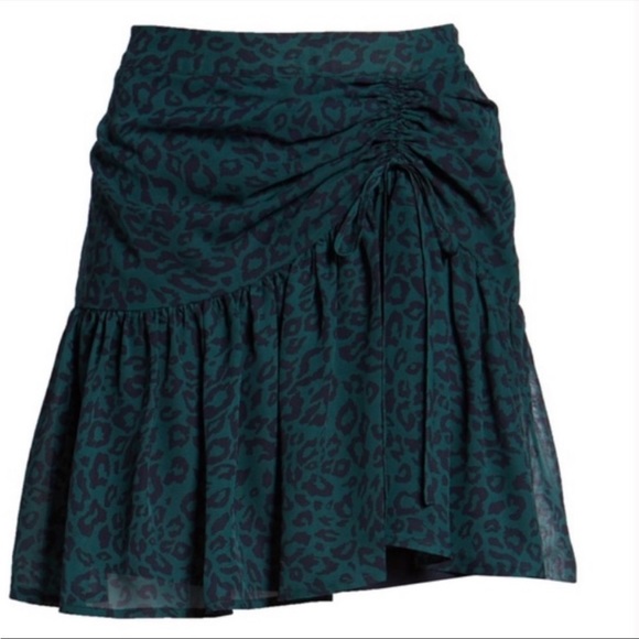 Moon River Leopard-Print Mini Skirt - Picture 5 of 11